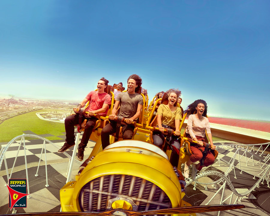 Ferrari World, Yas Waterworld, Warner Bros. World™ Abu Dhabi (2 Days Pass) Ticket